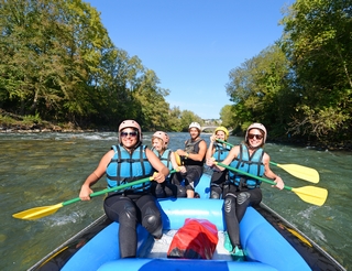 Rafting sur le gave de Pau en Béarn Pyrénées