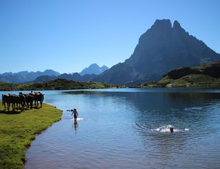 Pic du Midi d'Ossau en Béarn Pyrénées