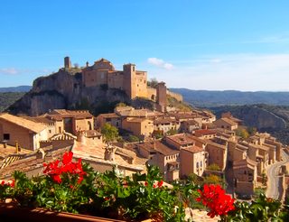 Collégiale d'Alquézar en Aragon dans les Pyrénées