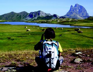 Lac d'Anayet dans la vallée de Tena en Aragon dans les Pyrénées