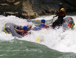 Rafting à Murillo de Gállego en Aragon dans les Pyrénées